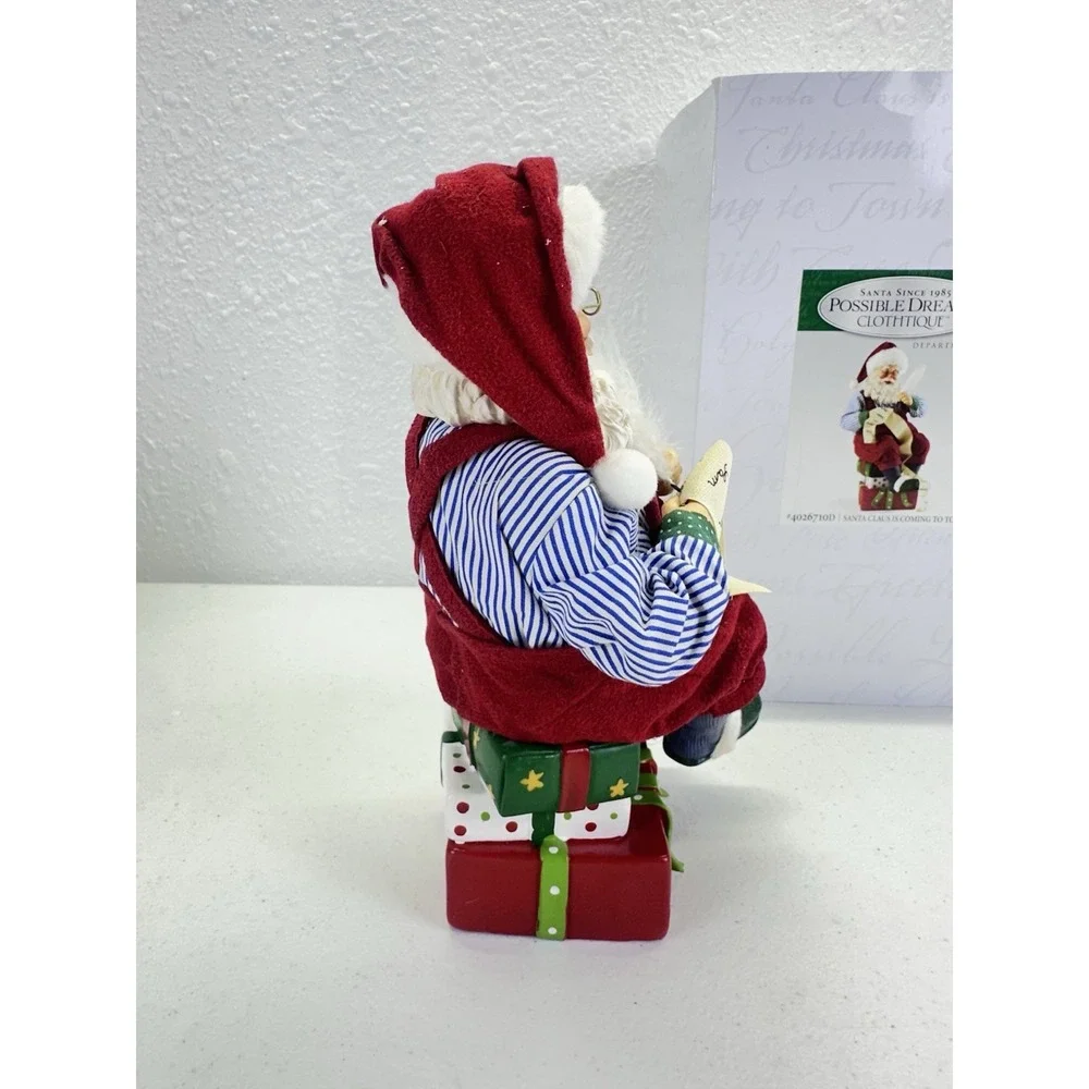 Department 56 Clothtique Possible Dreams Santa Clause Is Coming To Town 4026710D